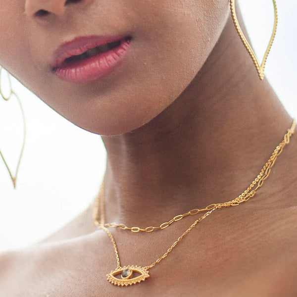 Satya Jewelry Keeper Of Positivity Eye Necklace