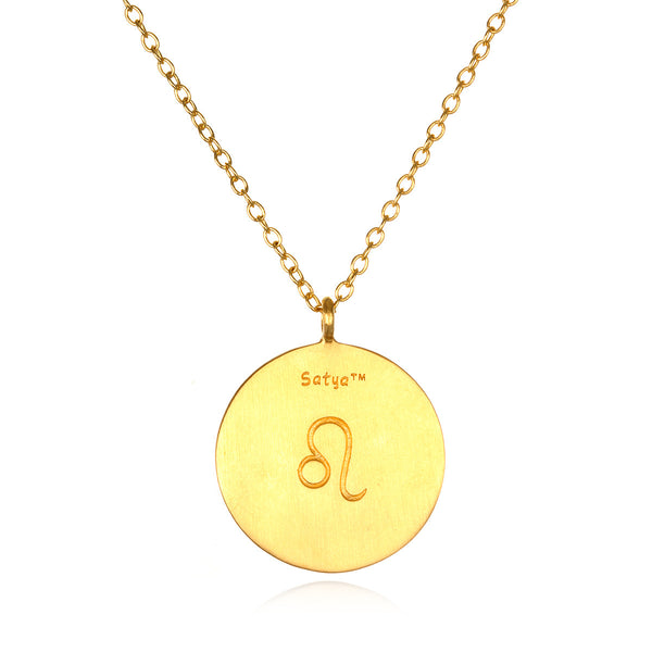 Satya Jewelry Leo Zodiac Necklace