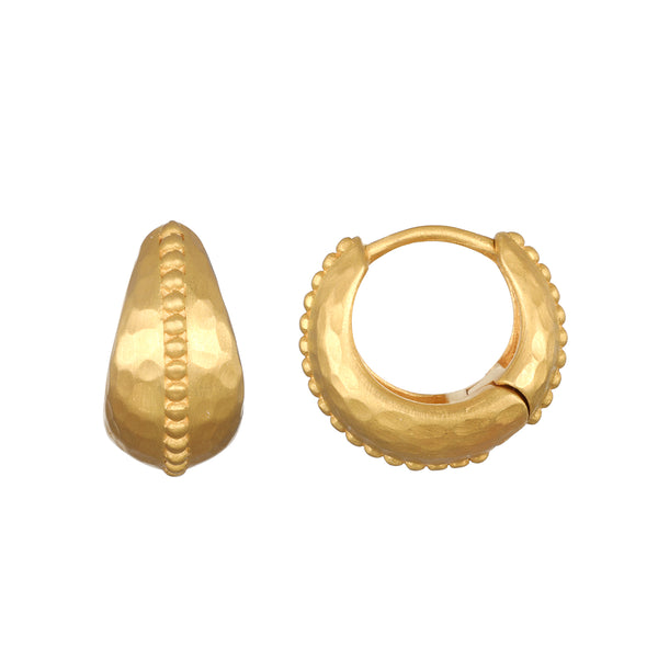 satya jewelry Little Joys Dot Huggie Hoop Earrings