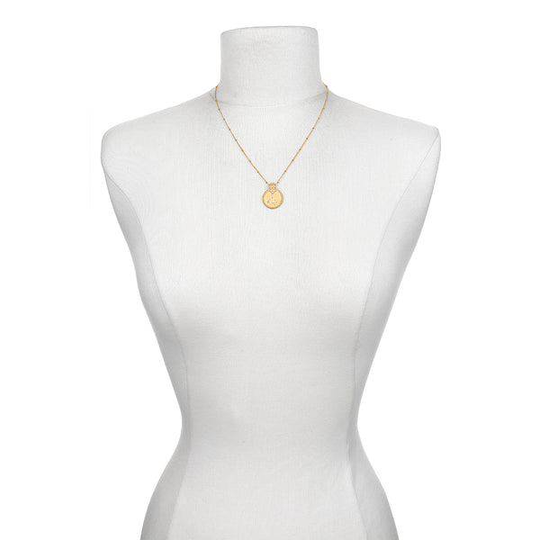 Satya Jewelry Mandala Zodiac Gemini Pearl Necklace