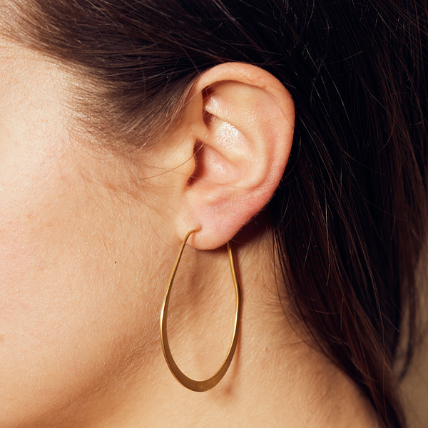 Satya Jewelry Minimalist Gold Hoop Earrings