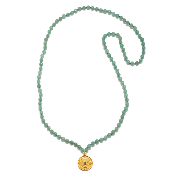 Satya Jewelry Open To Love Chakra Mala