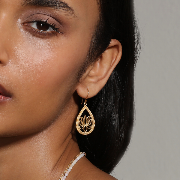 Satya Jewelry Open To Possibilities Lotus Earrings