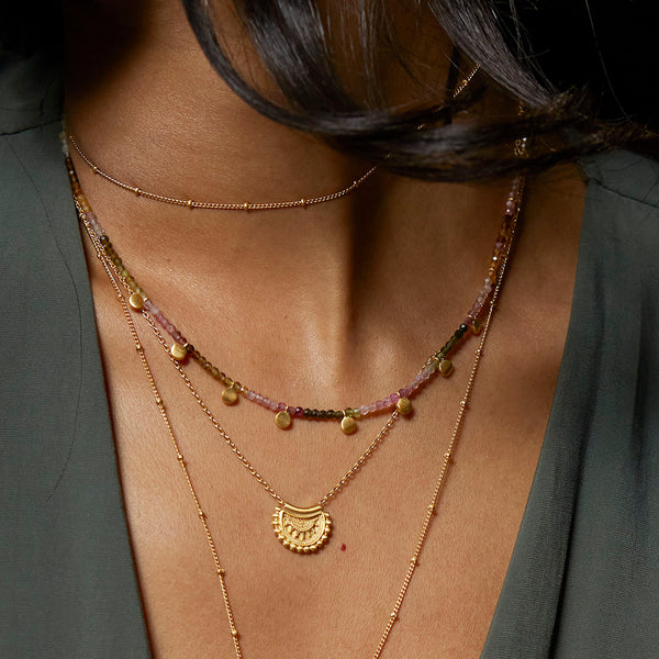 Satya Jewelry Peace & Protection Tourmaline Choker