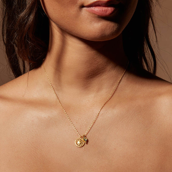 Satya Jewelry Radiate Love Sun Necklace