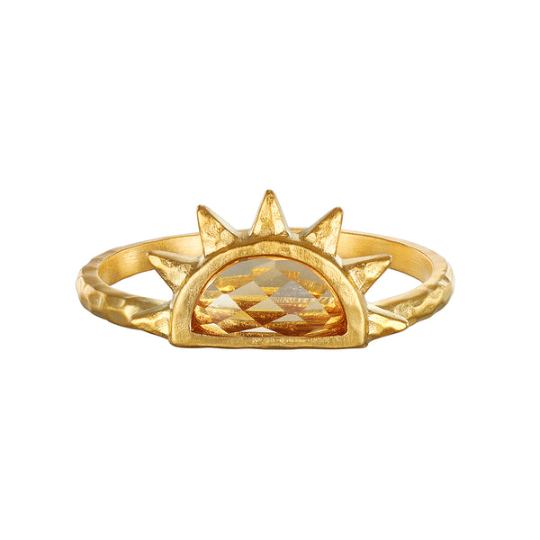 satya jewelry Reclaim Joy Citrine Sunrise Ring
