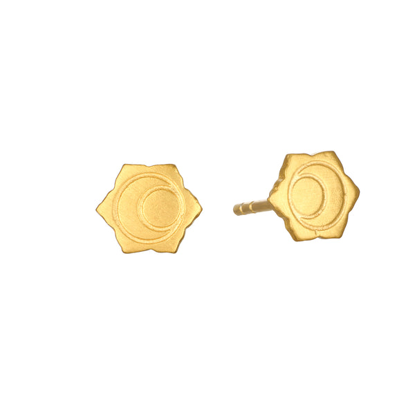 satya jewelry Sacral Chakra Stud Earrings