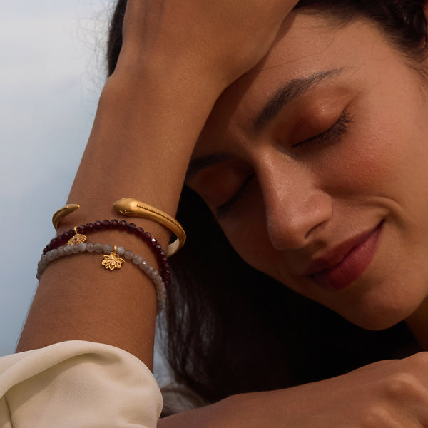 Satya Jewelry Sacred Guidance Snake Cuff Bracelet