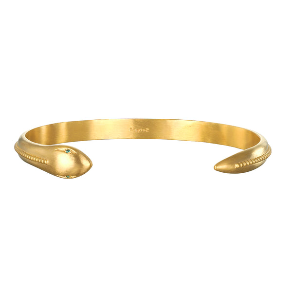 satya jewelry Sacred Guidance Snake Cuff Bracelet
