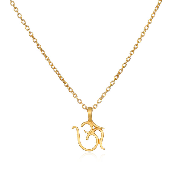 satya jewelry Sacred Om Necklace