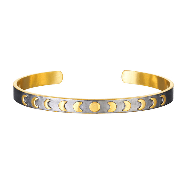 satya jewelry Spiritual Evolution Moon Phase Cuff