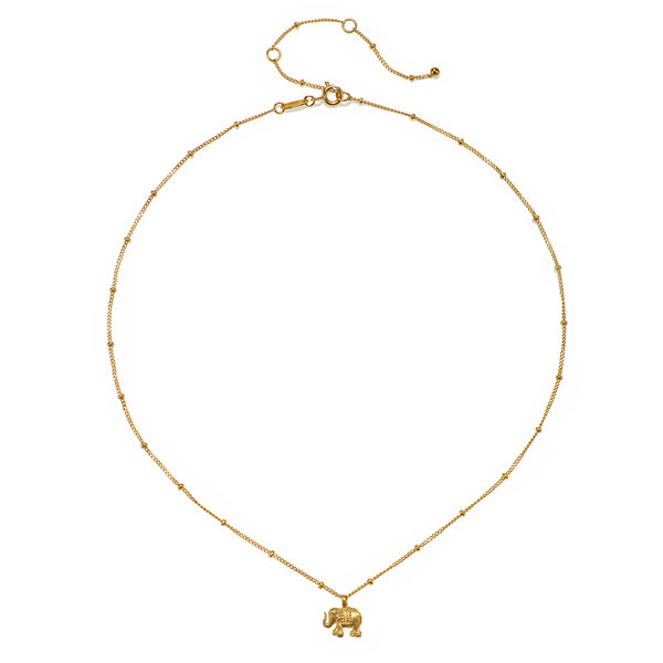 Satya Jewelry Stand In Strength Elephant Necklace