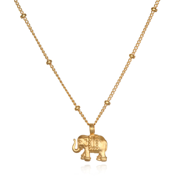 satya jewelry Stand in Strength Elephant Necklace