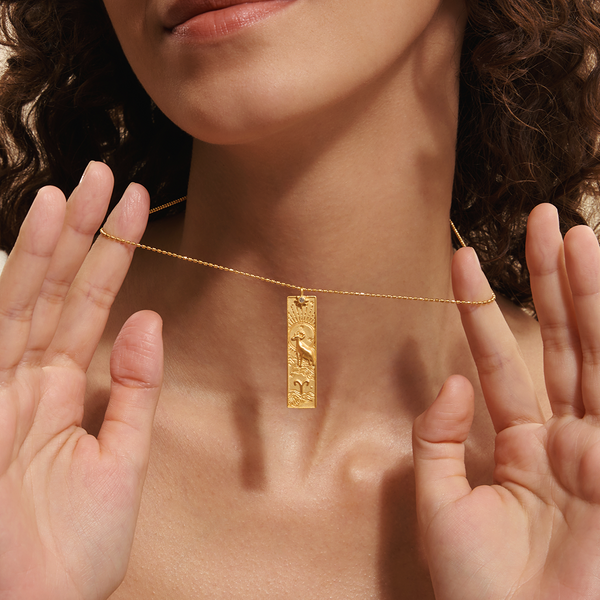 Satya Jewelry Story Of Aries Zodiac Necklace