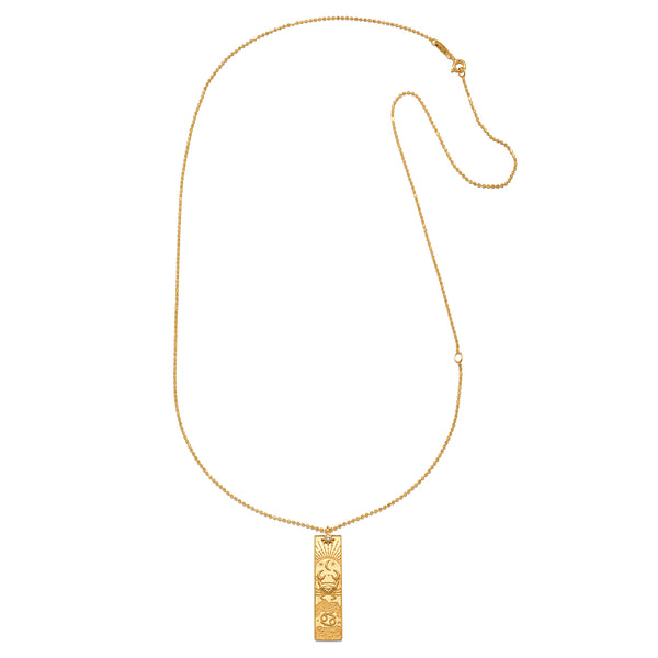 Satya Jewelry Story Of Cancer Zodiac Necklace