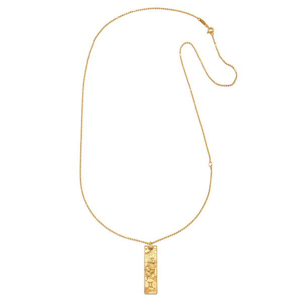 Satya Jewelry Story Of Gemini Zodiac Necklace