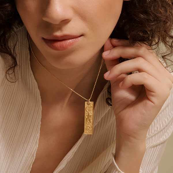 Satya Jewelry Story Of Leo Zodiac Necklace