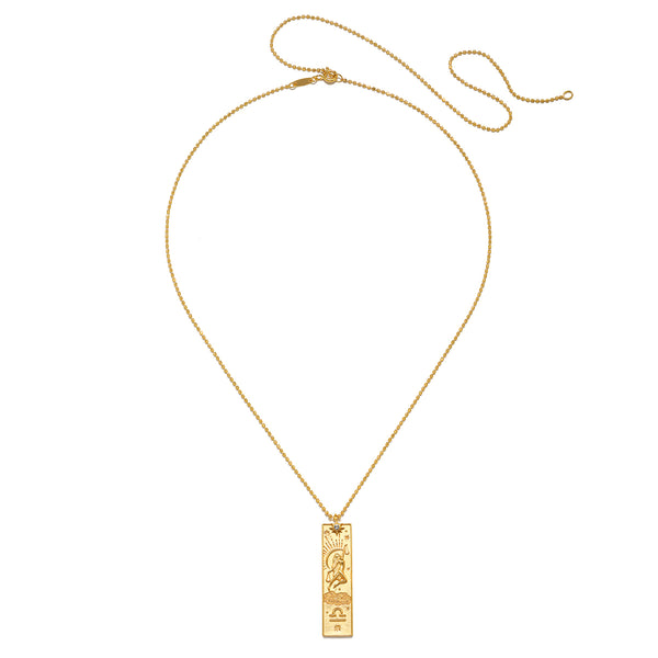 Satya Jewelry Story Of Libra Zodiac Necklace
