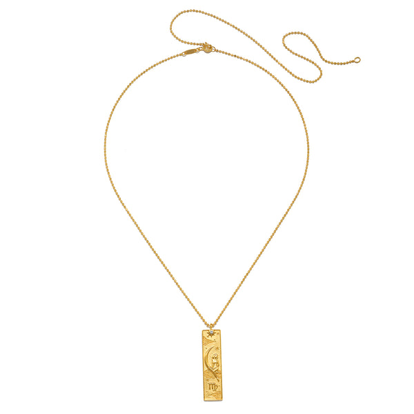 Satya Jewelry Story Of Virgo Zodiac Necklace