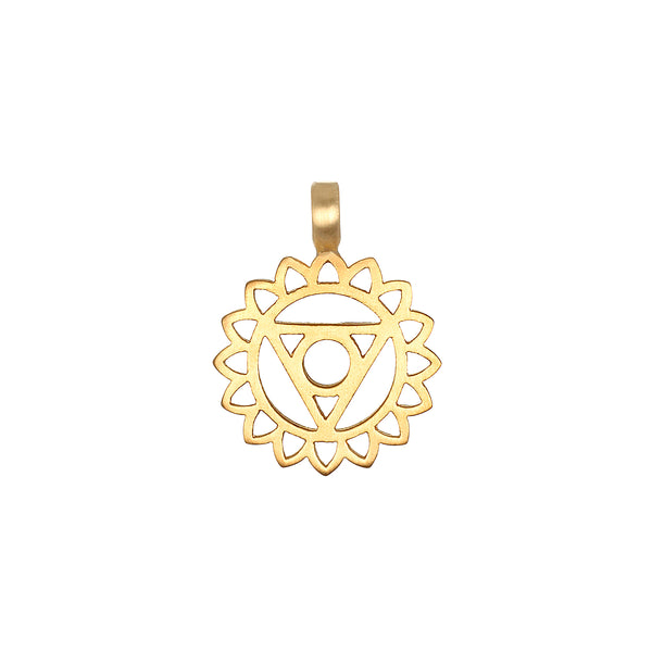 satya jewelry Throat Chakra Charm