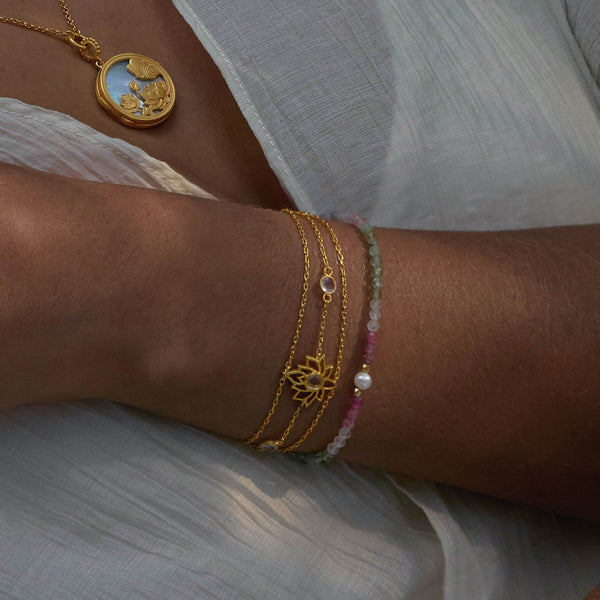 Satya Jewelry Transformed By Love Lotus Bracelet