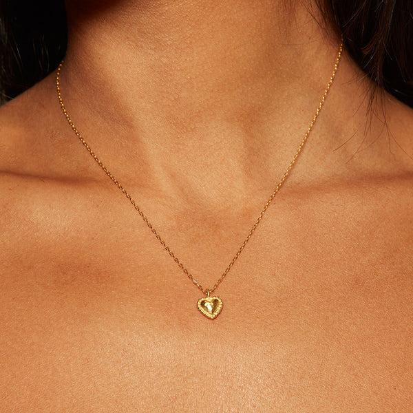 Satya Jewelry True Heart Gold Pendant Necklace