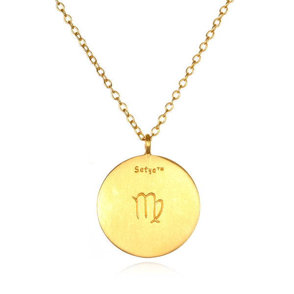 Satya Jewelry Virgo Zodiac Necklace