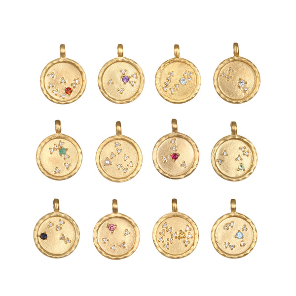 satya jewelry Zodiac Coin Charms