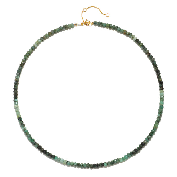 Satya Jewelry Shades Of Wisdom 14kt Gold Emerald Necklace