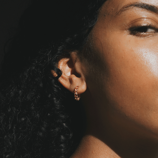 Satya Jewelry Shine With Radiance Citrine Huggie Earrings