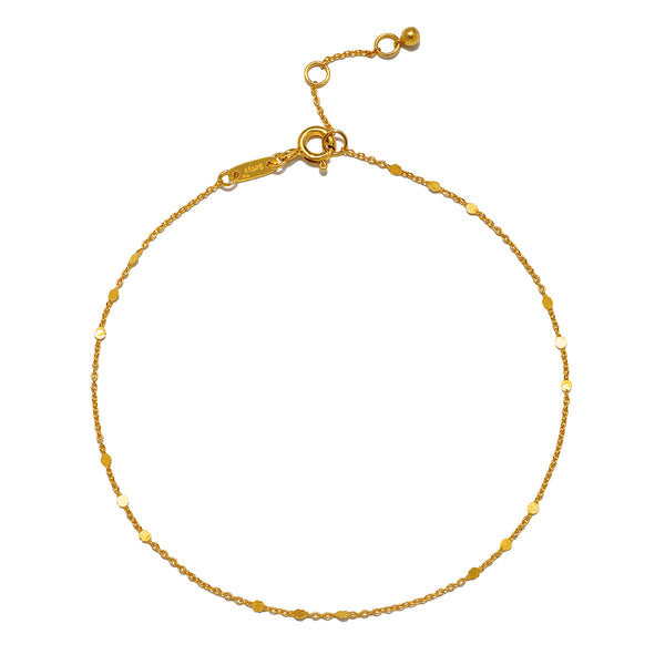 satya jewelry Step Into Light Shimmering Chain Anklet