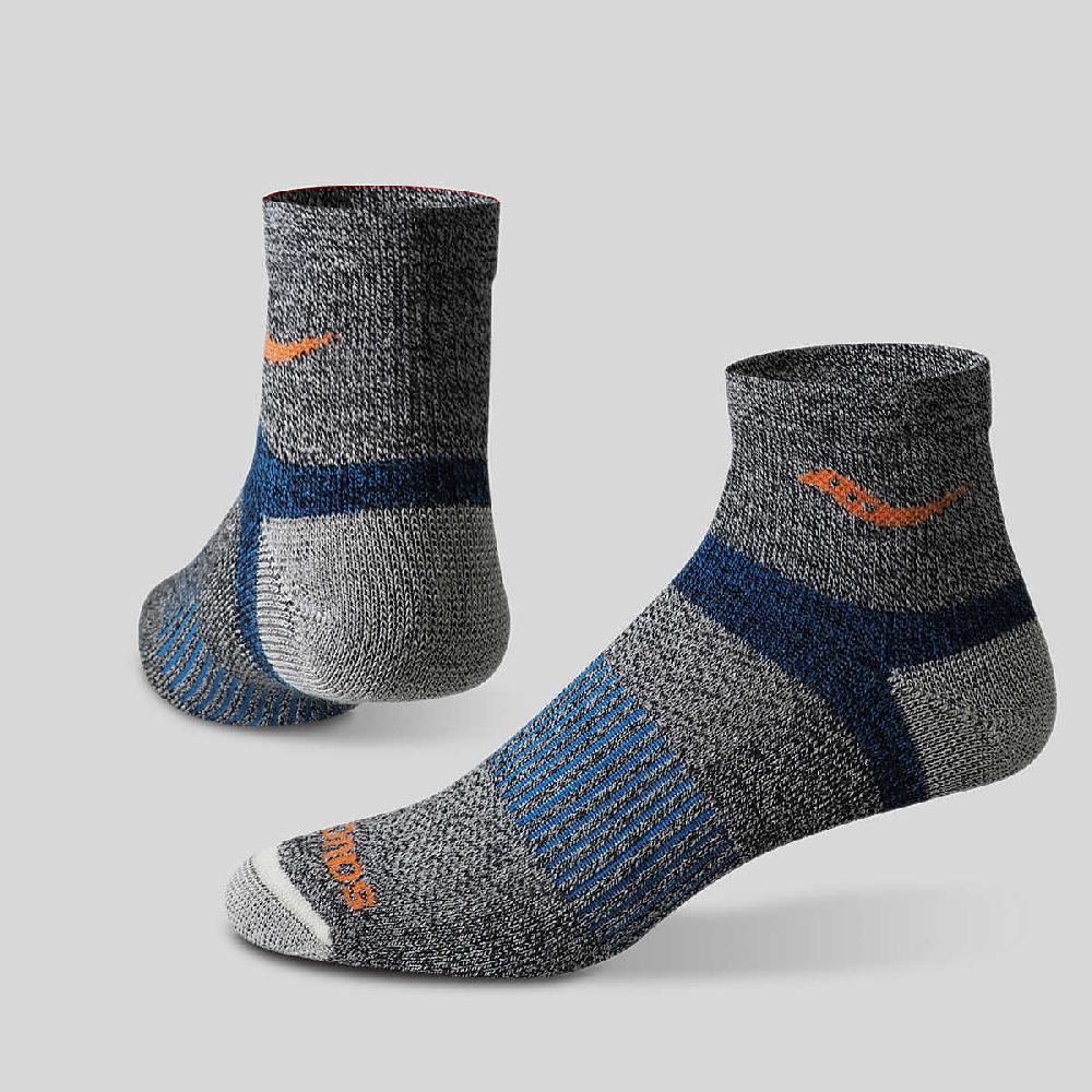 Saucony Inferno Merino Wool Blend Quarter 3-Pack Sock