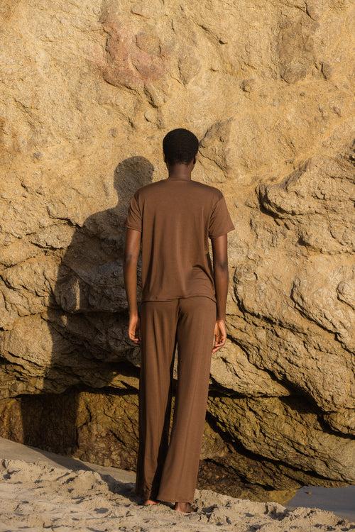 Savannah Morrow EVERYDAY PANT — COFFEE