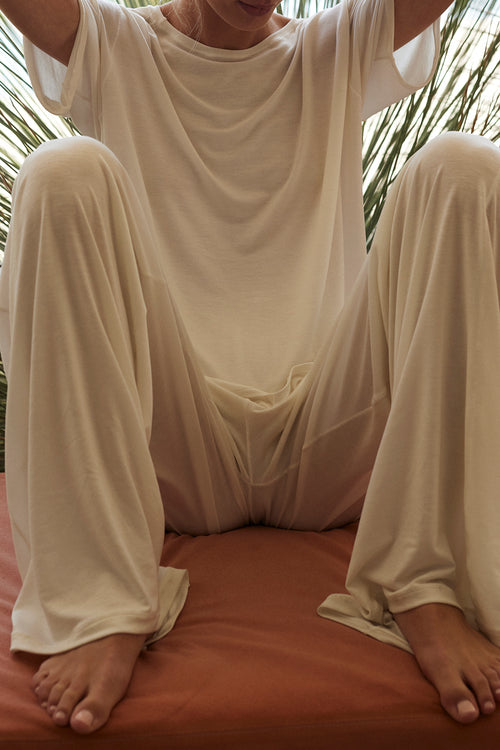 Savannah Morrow EVERYDAY PANT — IVORY