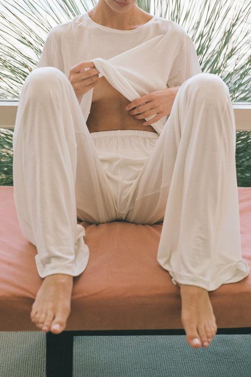 Savannah Morrow EVERYDAY PANT — IVORY