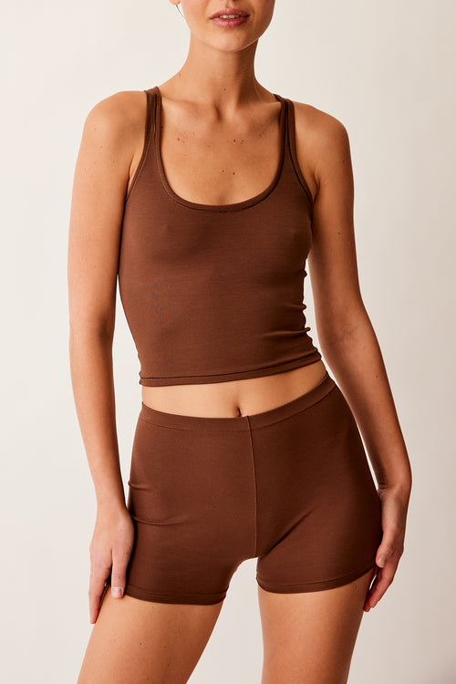 savannah morrow EVERYDAY TANK— COFFEE