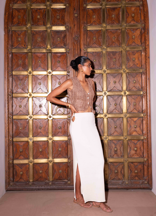 Savannah Morrow JAIPUR VEST— COPPER