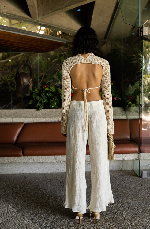 Savannah Morrow LUCIA PANT - CREAM