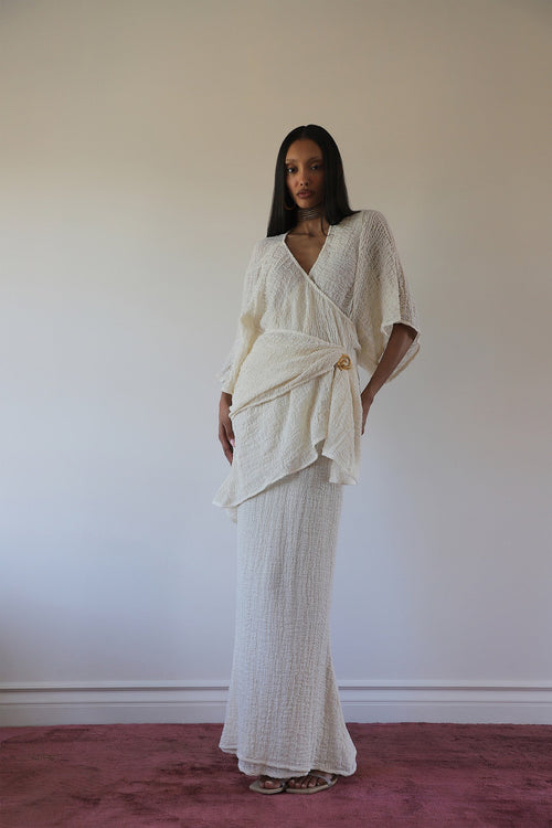 Savannah Morrow MERSHA SKIRT CREAM