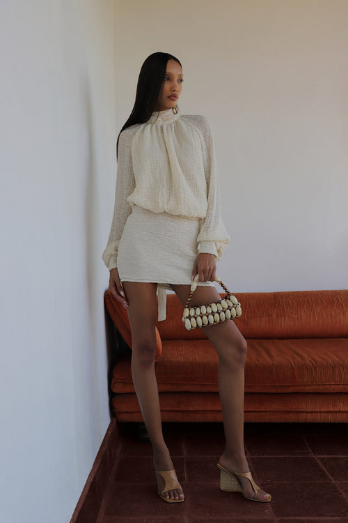 Savannah Morrow MIRA SKIRT CREAM