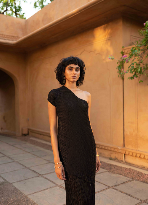 savannah morrow MOR TOP - BLACK