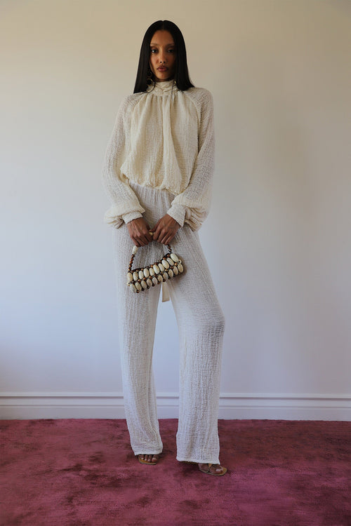 Savannah Morrow NISA BLOUSE CREAM