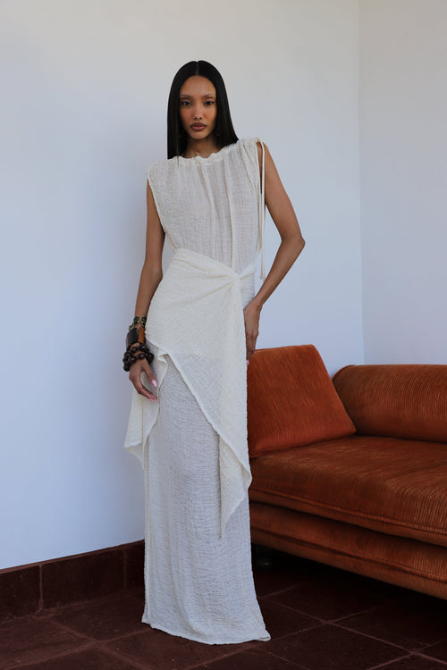 Savannah Morrow THALIA DRESS CREAM