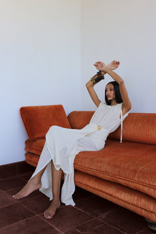 Savannah Morrow THALIA DRESS CREAM