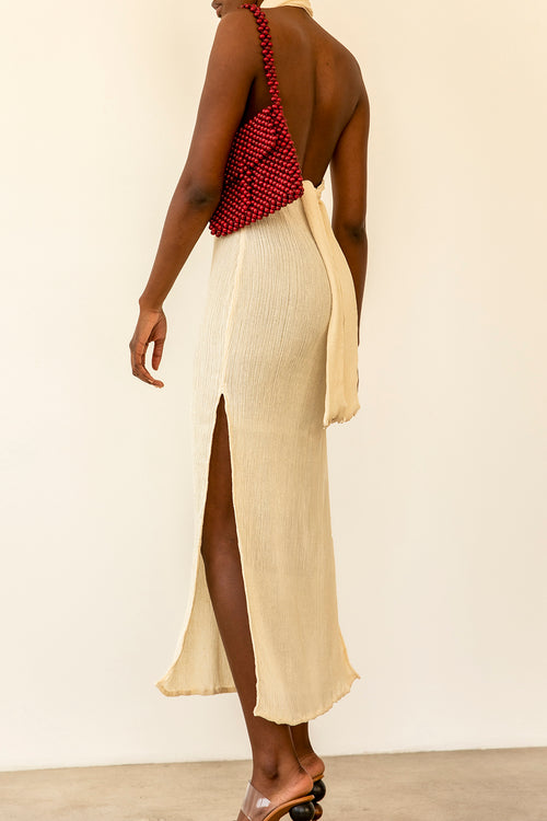 Savannah Morrow VERITA DRESS — IVORY