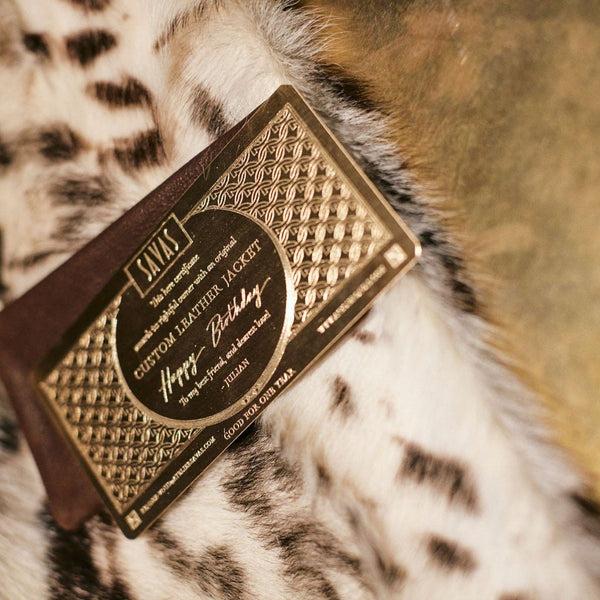 Savas Golden Ticket Gift Card