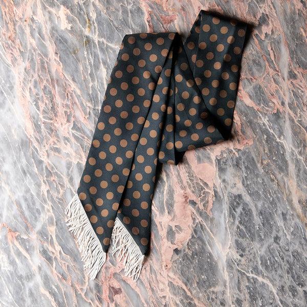 Savas Silk Scarf Polka Dot