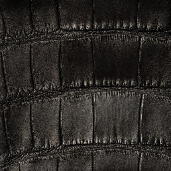 Savas The Alligator Zipper Pouch Black