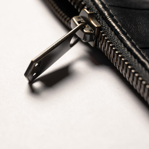 Savas The Alligator Zipper Pouch Brown