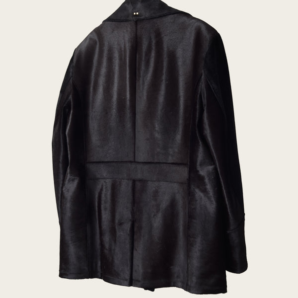 Savas The Condor Peacoat Cedar Brown HairCalf